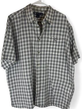 Big Dogs Men's Gray Plaid Shirt